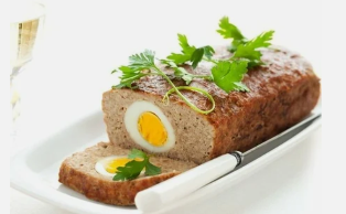 Meatloaf with egg on a diet Ducane